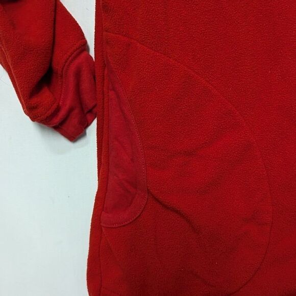 Nick & Nora Medium Red Sock Monkey Onesie Pajamas footed one piece outfit - Picture 4 of 6